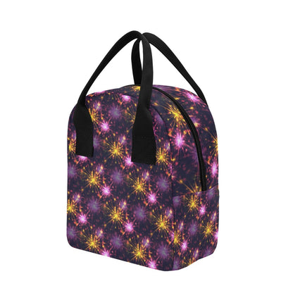 Firework Print Design LKS303 Insulated Lunch Bag