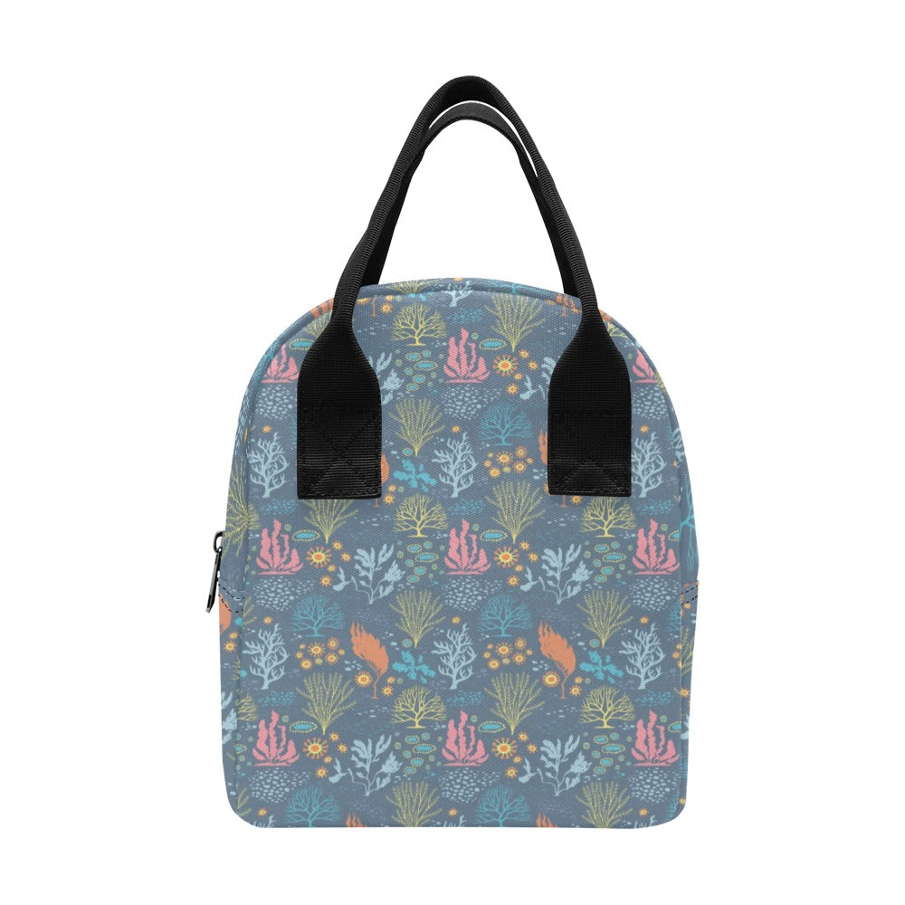 Seaweed Print Design LKS304 Insulated Lunch Bag