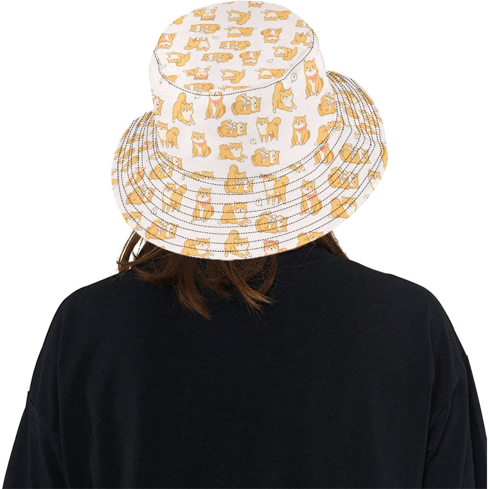 Shiba Inu Print Design LKS308 Unisex Bucket Hat