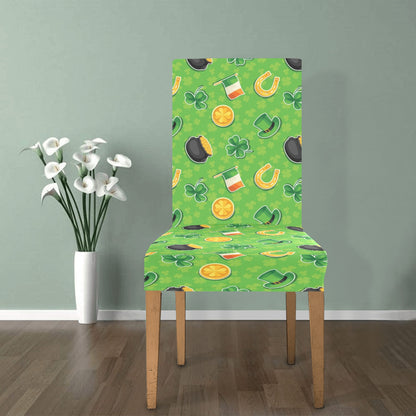 Shamrock Saint Patrick's Day Print Design LKS302 Dining Chair Slipcover