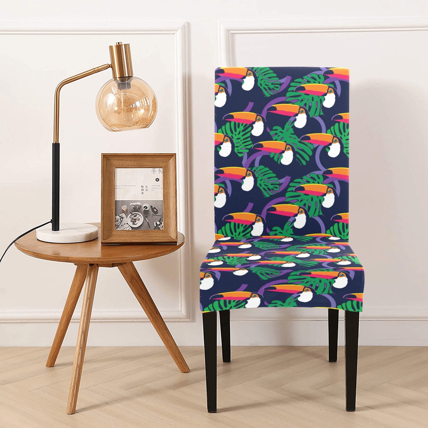 Toucan Print Design LKS302 Dining Chair Slipcover
