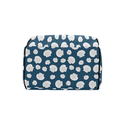 Seashell Print Design LKS3012 Diaper Bag Backpack