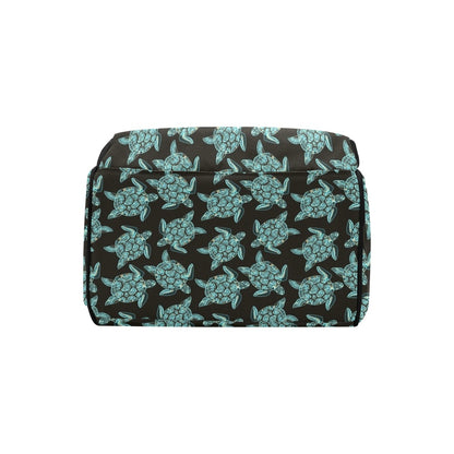 Sea Turtle Print Design LKS302 Diaper Bag Backpack
