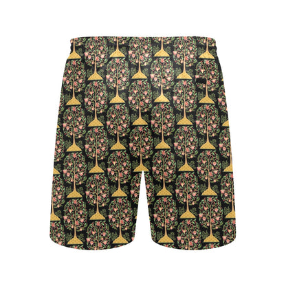 Tree Of Life Print Design LKS303 Men's Swim Trunks Beach Shorts