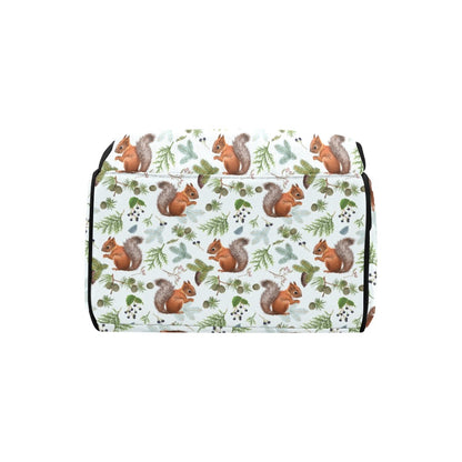 Squirrel Print Design LKS308 Diaper Bag Backpack