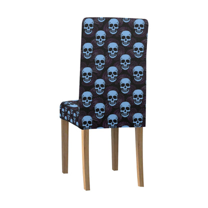Skull Print Design LKS3012 Dining Chair Slipcover