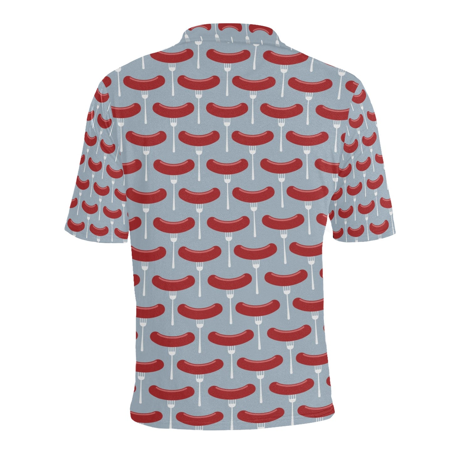 Sausage Print Design LKS301 Men Polo Shirt