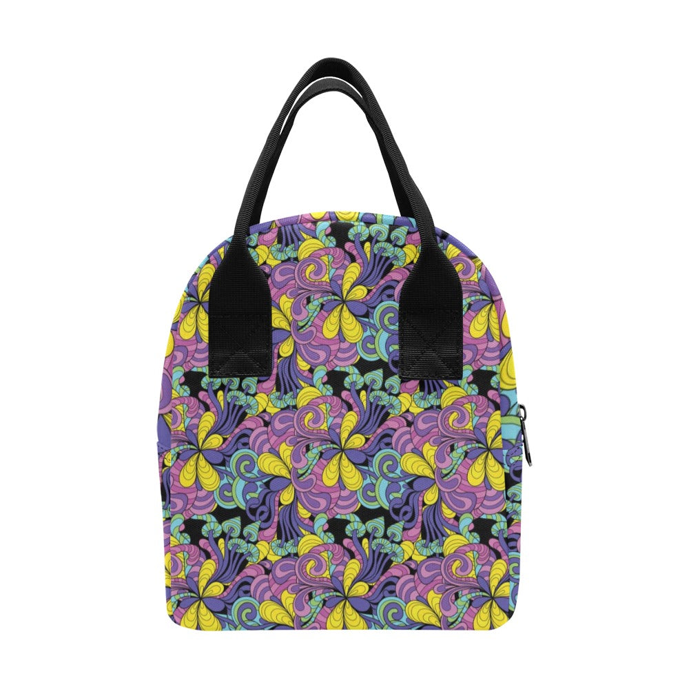 Trippy Print Design LKS305 Insulated Lunch Bag