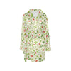 Salad Vegetable Print Design LKS302 Women's Fleece Robe