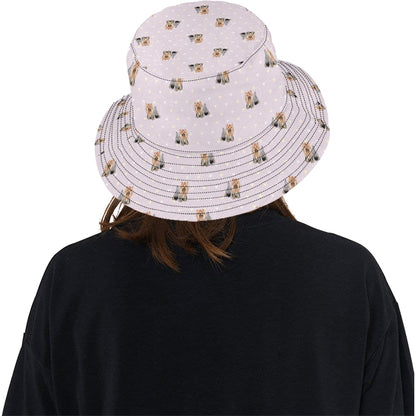 Yorkshire Terriers Print Design LKS302 Unisex Bucket Hat