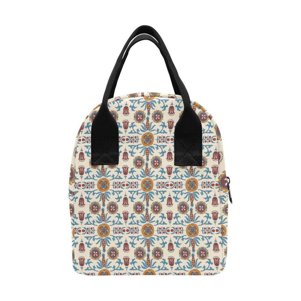 Suzani Print Design LKS301 Insulated Lunch Bag