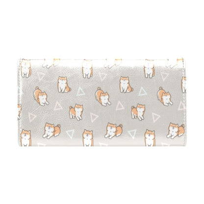 Shiba Inu Print Design LKS307 Women's Trifold Wallet