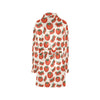 Tomato Print Design LKS302 Women's Fleece Robe