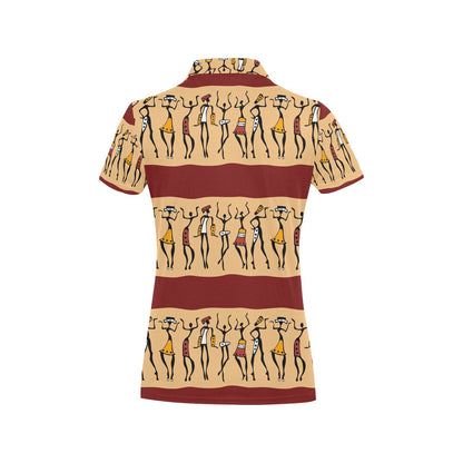 African People Women's Polo Shirt