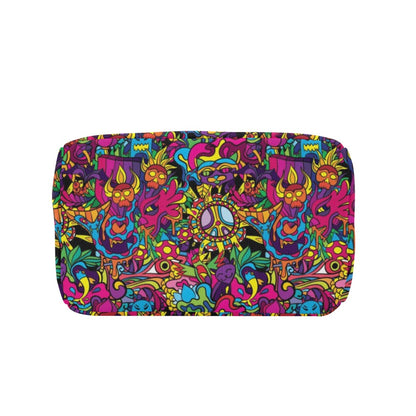 Trippy Print Design LKS304 Insulated Lunch Bag