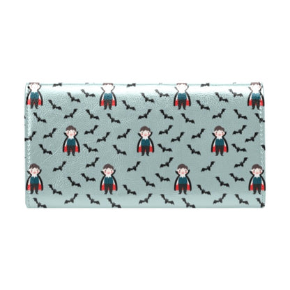 Vampire Print Design LKS304 Women's Trifold Wallet