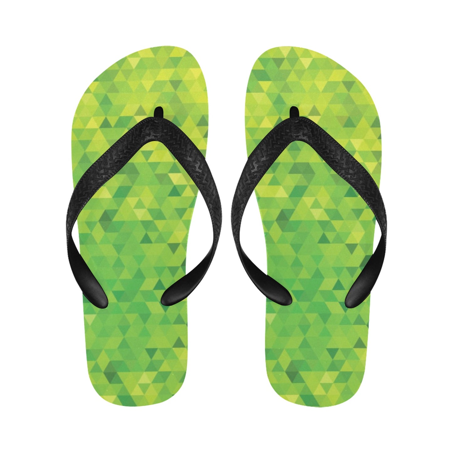 Geometric Print Design LKS402 Flip Flops