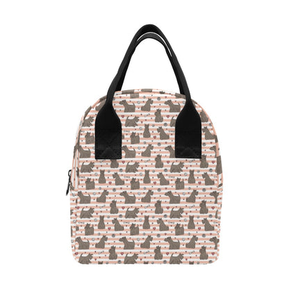 Scottish Terriers Print Design LKS3016 Insulated Lunch Bag