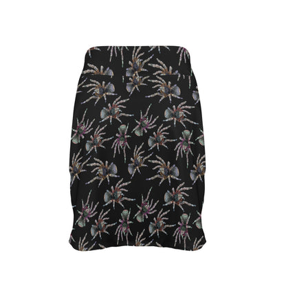 Tarantula Print Design LKS402 17" Golf & Pickleball Skort with Pockets