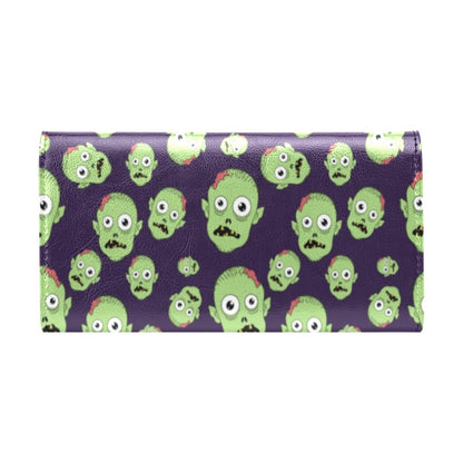 Zombie Print Design LKS303 Women's Trifold Wallet