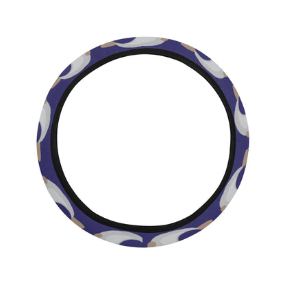 Sea Lion Print Design LKS404 Steering Wheel Cover with Elastic Edge