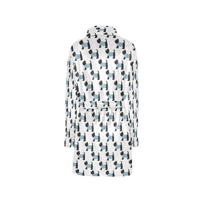 Scottish Terriers Print Design LKS3012 Women's Fleece Robe