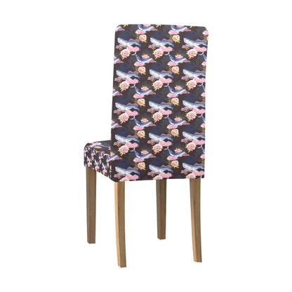 Blue Whale Print Design LKS401 Dining Chair Slipcover