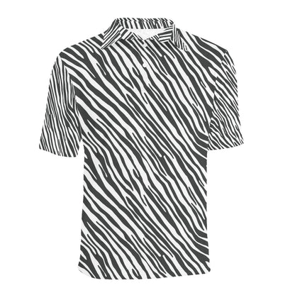 Zebra Classic Print Design LKS302 Men Polo Shirt