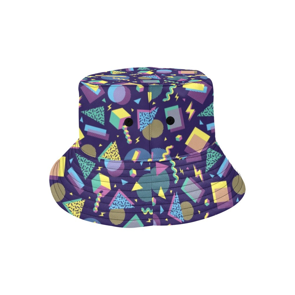 Geometric Print Design LKS401 Unisex Bucket Hat