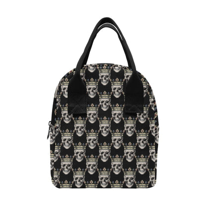 Skull King Print Design LKS3010 Insulated Lunch Bag