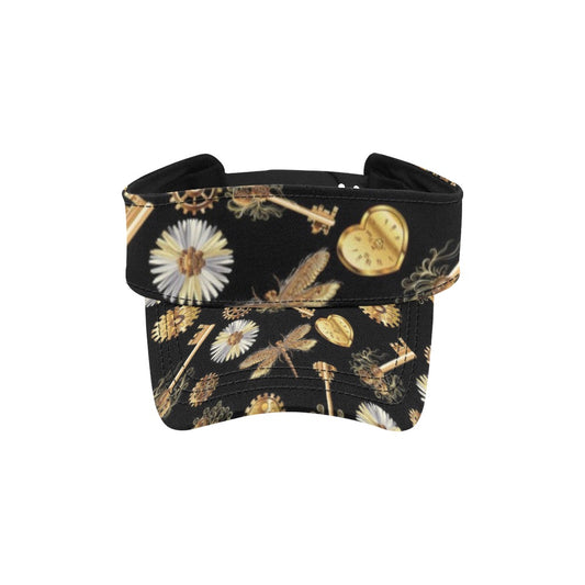 Steampunk Key Dragonfly Print Design LKS303 Unisex Sun Visor