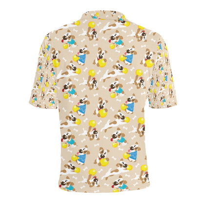 Russell Terriers Cute Print Design LKS304 Men Polo Shirt