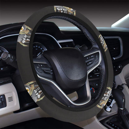 Mummy Print Design LKS304 Steering Wheel Cover with Elastic Edge
