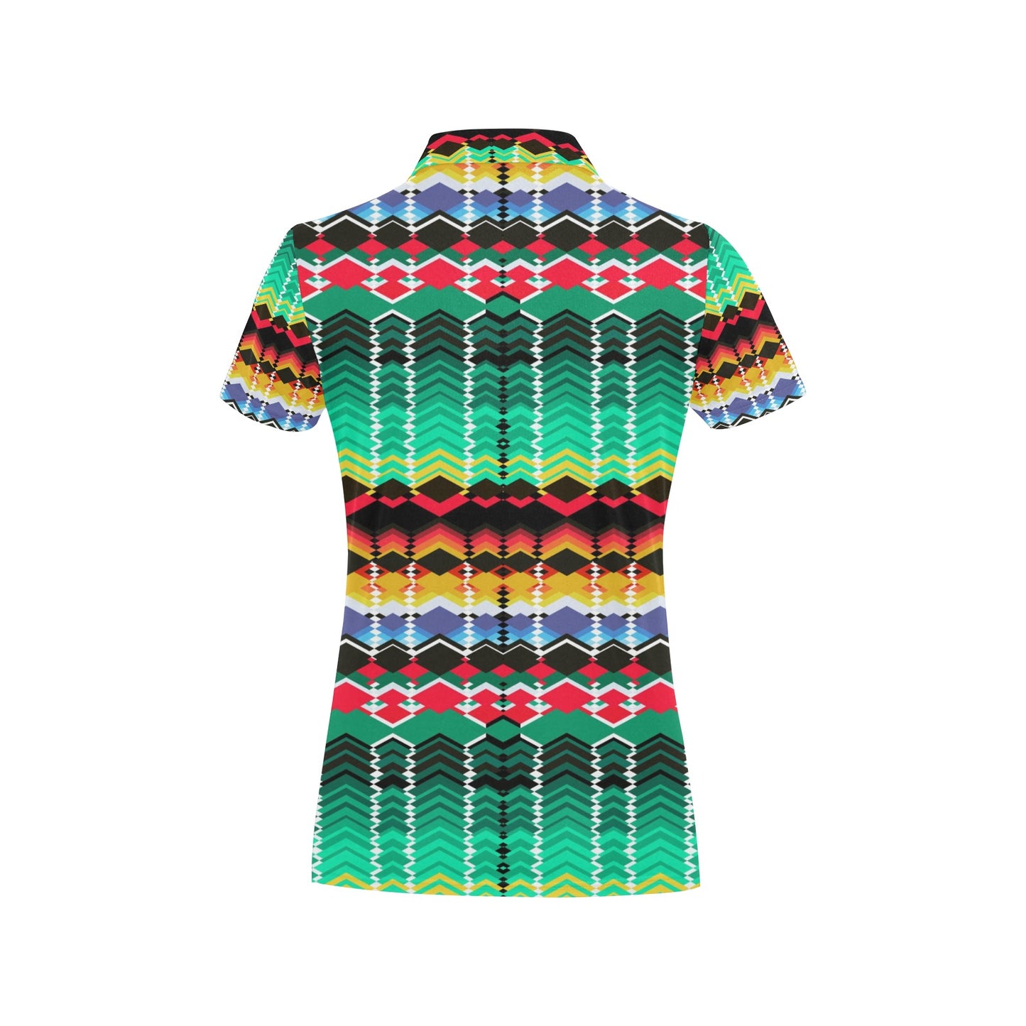 Serape Print Design LKS307 Women's Polo Shirt