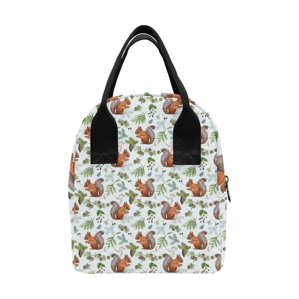 Squirrel Print Design LKS308 Insulated Lunch Bag