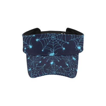 Spider Web Blue Print Design LKS304 Unisex Sun Visor