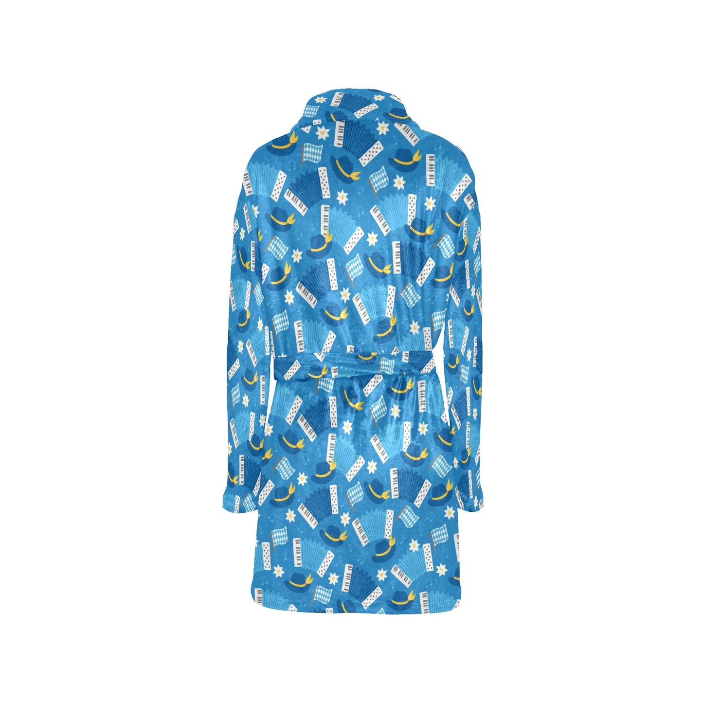 Accordion Print Design LKS401 Women's Fleece Robe