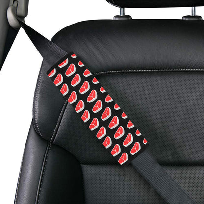 Steak Print Design LKS303 Car Seat Belt Cover