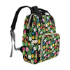 Hibiscus With Butterfly Print Design LKS305 Diaper Bag Backpack