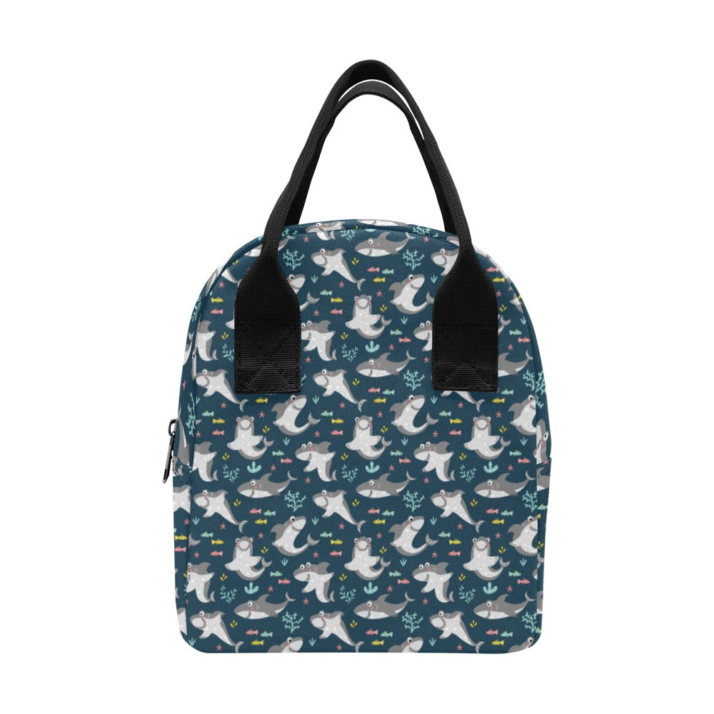 Shark Print Design LKS307 Insulated Lunch Bag