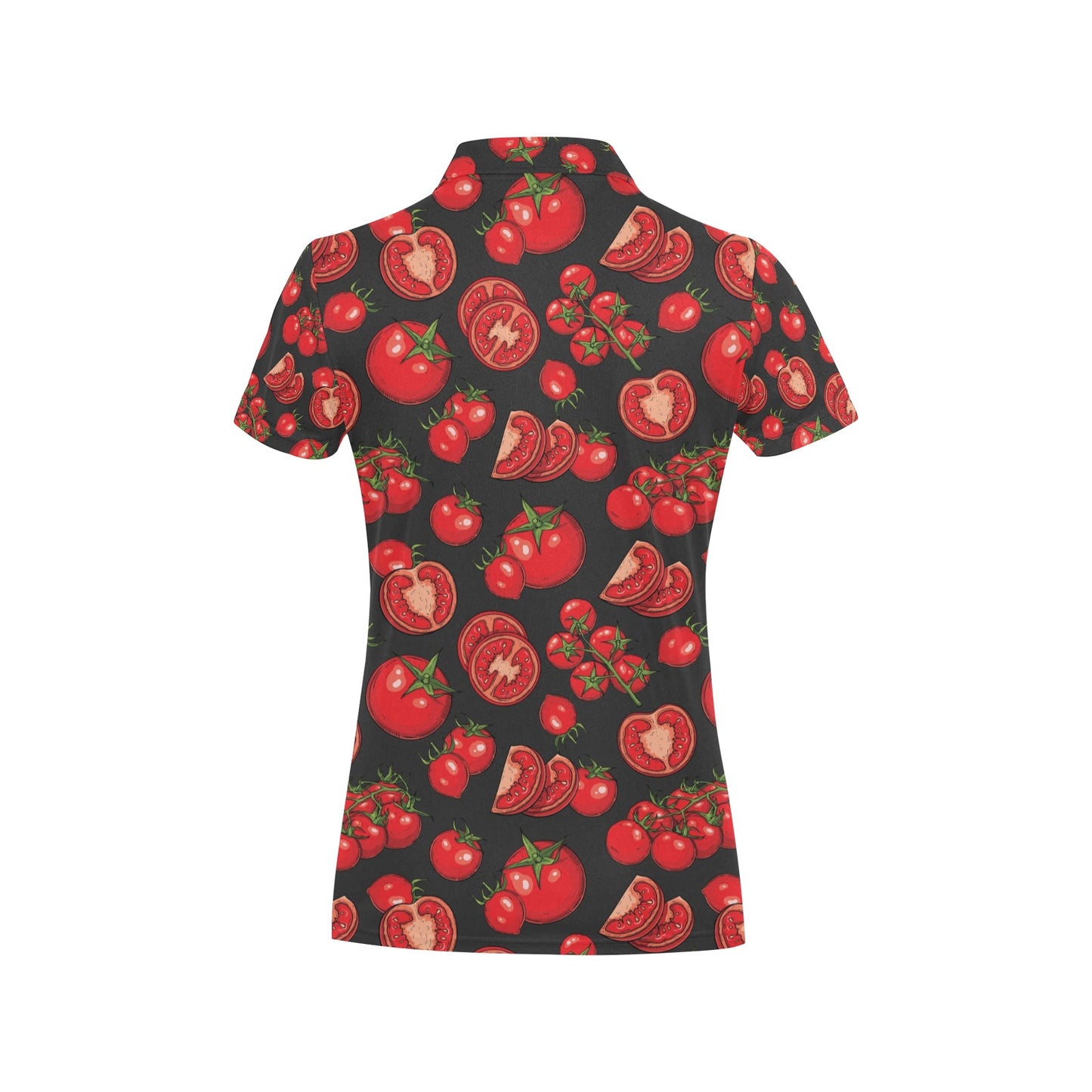Tomato Print Design LKS303 Women's Polo Shirt