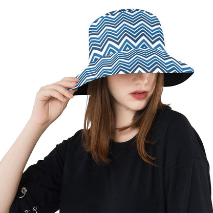 Chevron Print Design LKS403 Unisex Bucket Hat
