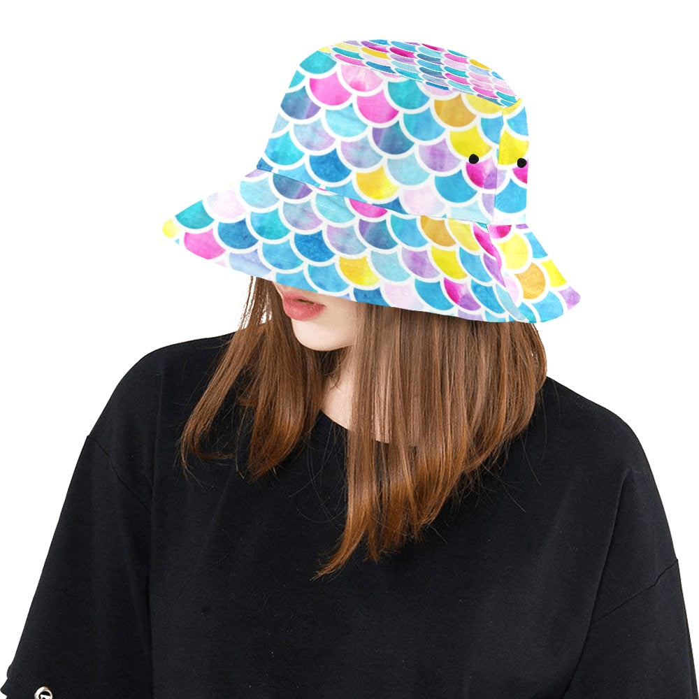 Scales Print Design LKS402 Unisex Bucket Hat