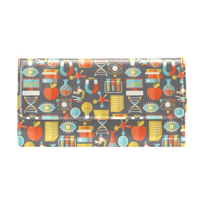Science Print Design LKS302 Women's Trifold Wallet