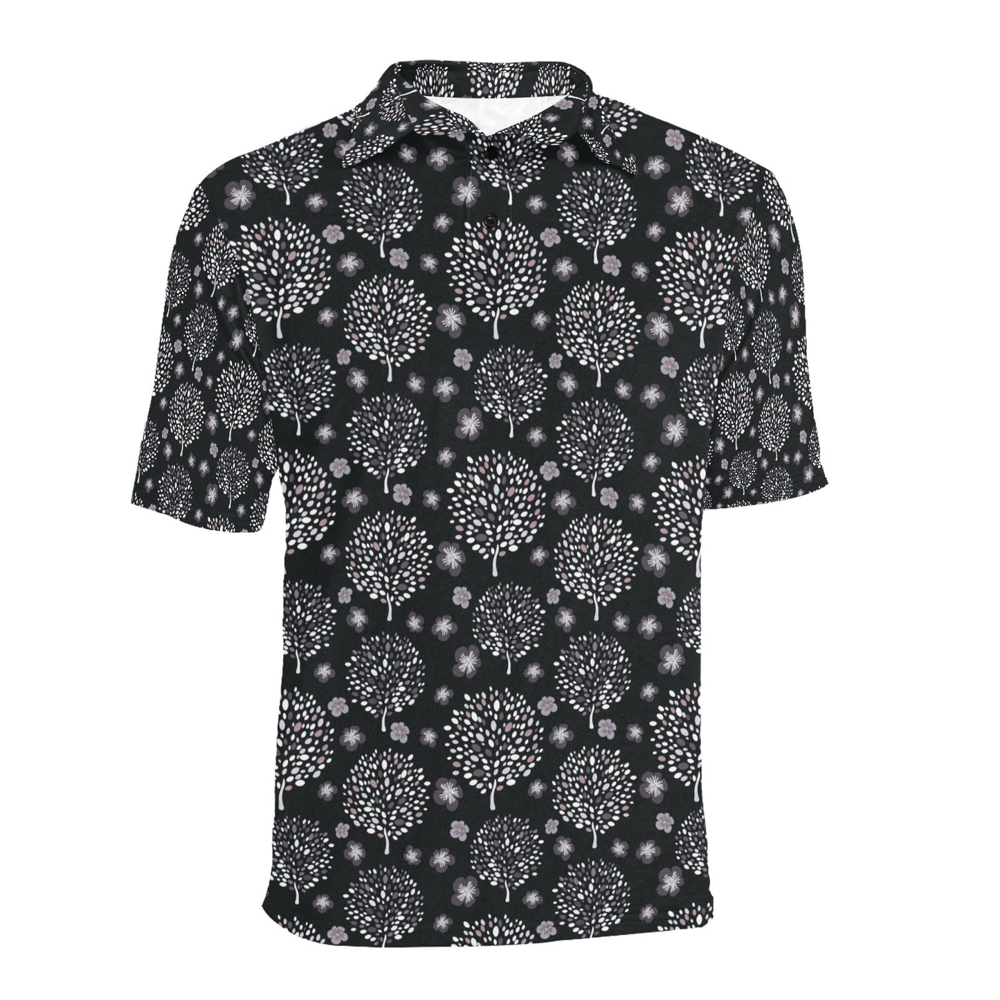 Tree Of Life Print Design LKS304 Men Polo Shirt
