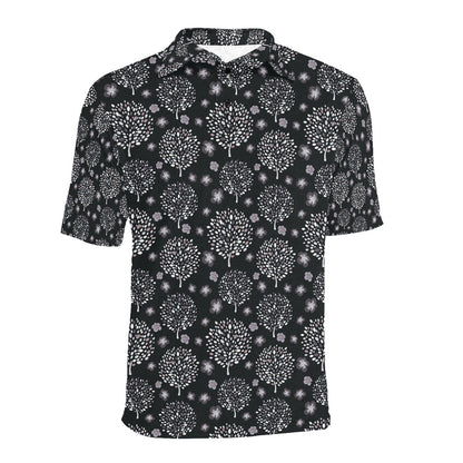 Tree Of Life Print Design LKS304 Men Polo Shirt