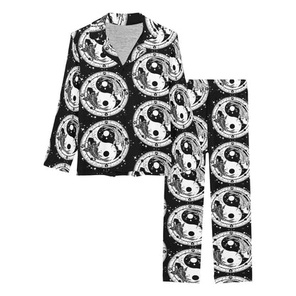 Yin Yang Koi Fish Women's Long Pajama Set