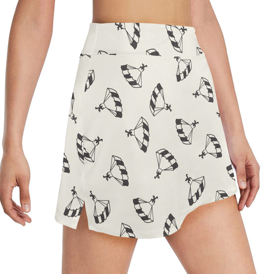 Skydiver Print Design LKS301 17" Golf & Pickleball Skort with Pockets