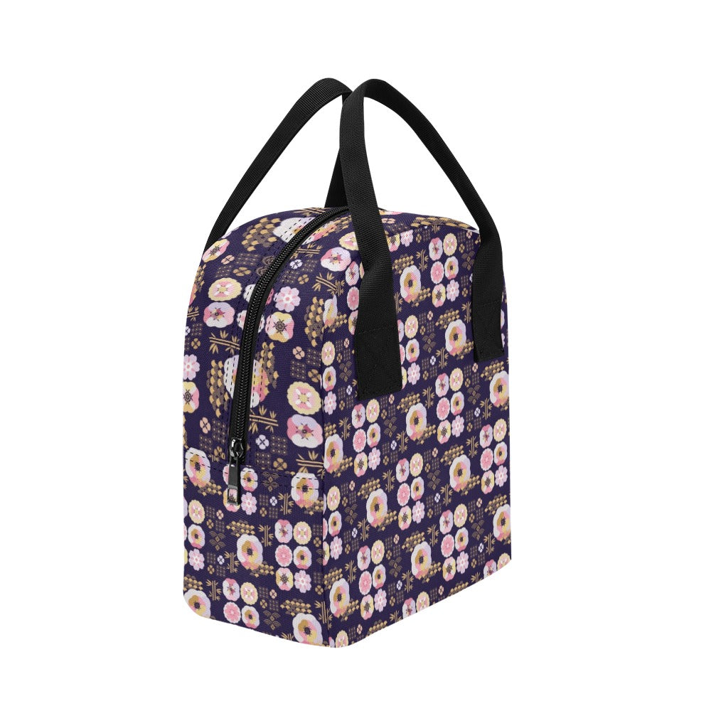 Sakura Japan Style Print Design LKS302 Insulated Lunch Bag