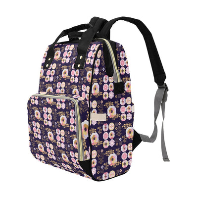 Sakura Japan Style Print Design LKS302 Diaper Bag Backpack